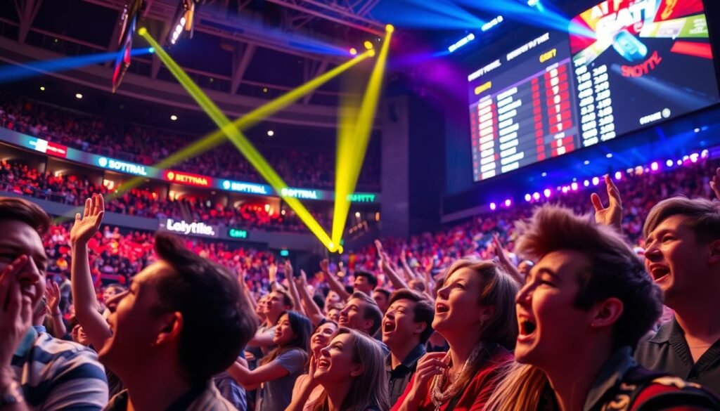 emoción en las apuestas en vivo